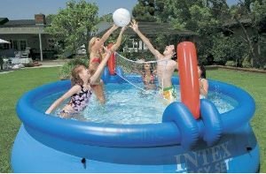 Intex 12-58506NP Volley- und Basketball Set f&uuml;r Easy Pool 457 bis 549 cm phthalates-free