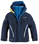 VAUDE Kinder Doppeljacke Campfire 3in1 II, marine, 128, 01306