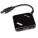[Ultra Mini & Cord-Free Power] Anker® Uspeed USB 3.0 4-Port Compact Hub - 3.0 x 3.0 x 0.4 inches (L x W x H) - Backward Compatible with USB 2.0 / 1.1