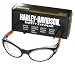 Harley-Davidson HD101 Limited Edition Safety Glasses with Black Frames and Clear Tint Hardcoat Lens