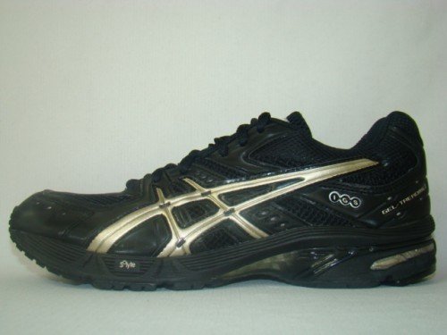 Asics Gel Treadmill Laufschuhe schwarz/gold, Größe:37.5