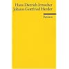Johann Gottfried Herder Johann Gottfried Herder