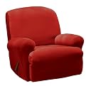 Stretch Pearson Recliner Slipcover - Crimson Red