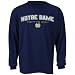 Notre Dame Fighting Irish Navy Bevel Square Long Sleeve T-shirt