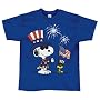 Peanuts - Snoopy Flag Fireworks T-Shirt