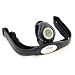GSI Super Quality All-In-One Waterproof Heart Rate Monitor Watch and Transmitter Chest Belt - For Exercise, Sports, Running, Jogging and All Outdoor Activities - Stopwatch, Chronograph and Alarm Functions