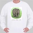 Sweatshirt with africa, trunk, jungle, loxodonta, africana, elephant, animal, african