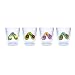 Tervis Tumbler Flip Flops 12-Ounce Double Wall Insulated Tumbler, Set of 4