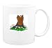 Mug with terrier, dog, yorkshire, canine
