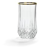 Cristal D'Arques Longchamp Gold Tumblers, Set of 4