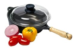 BerndesTradition9.5InchDeepFrypanwithGlassLid