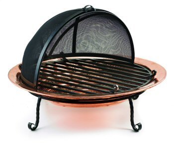 Fire Pit with Spark Screen