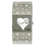 Henley Glamour Ladies Crystal Set Fashion Heart Bangle Watch in A Fancy Presentation Box