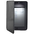 MulBess Cuero Funda de Piel CON LUZ Port�til Interior Para Amazon Kindle Touch y Kindle Touch 3G/WIFI, color negro (No Kindle paperwhite)
