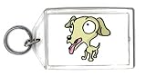 Keychain with animal, dog, canine