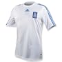 adidas Greece White Home Performance Soccer Jersey (Small)