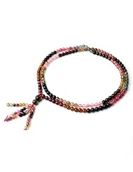 O-stone 3A Tourmaline Mala with 108 Prayer Beads Necklace Bracelet 4mm Grounding Stone Protection Very Precious Gemstone