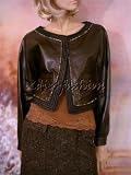 Yves Saint Laurent - $3995 YSL YVES SAINT LAURENT Brown Leather Jacket 8 40