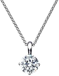 Crislu Round-Cut Stone Pendant (4.4 cttw)