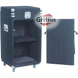 25U Rackmount Studio Mixer Cabinet Rack Road Case DJ PA Stand Griffin