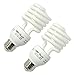 Verilux 23 Watt Natural Spectrum Spiral Compact Fluorescent Bulbs, 2 Count