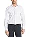 Van Heusen Men's Herringbone Regular Fit Solid Spread Collar Dress Shirt