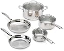 Cuisinart Classic Stainless Steel 8-Piece Cookware Set