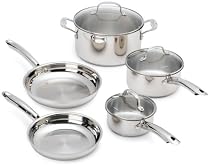 Cuisinart 89-8AZ Classic Stainless Steel 8-Piece Cookware Set