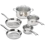Cuisinart Classic Stainless Steel 8-Piece Cookware Set