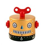 Robob Robot 60-Minute Kitchen Timer - Assortment (Blue, Gold or Silver)