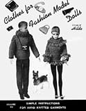 Knit Fashion Model Doll Clothes Knitting Patterns for Fashion Dolls - Vintage Doll Clothing Patterns to Knit