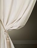 Dove White Belgium Linen Drapes & Curtains