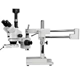 3.0M Camera + Trinocular 3.5x-90x Zoom Boom Microscope