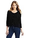 Cluny Women's Cropped Poncho Cardigan Sweater