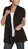 Mac & Jac Women's Short Sleeve Shawl Collar Tie Cardigan