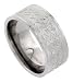 Flat Comfort Fit Wedding Band Ring w/ Polished Celtic Knot