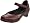 Aravon Womens Maya,Burgundy Metallic Leather,12 M (B) US