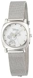 Disney Women's MK2010 Mickey Mouse Silver-Tone Mesh Strap Watch