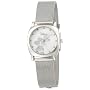 Disney Women's Mickey Mouse Silver-Tone Mesh Strap Watch #MK2010