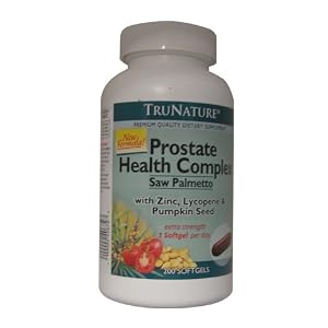 Trunature Prostate Health Complex-200 Soft Gels, 5 ounces Bottle