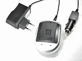 [Kamera/ Camcorder Zubehör] Li-Ion Akku (Camera Accu) + Ladegerät (Netzteil & Kfz-Adapter) für CANON HF10 Vixia HD LEGRIA FS20 FS200 FS22 FS21 VIXIA HF S10 Dual Flash Memory HF S100 HFS10 HFS100 HF S11 HF21