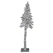 4' Pre-Lit Fantasy Silver Tree