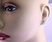 Margarita: 4mm Kiwi Green Created Opal Ball Stud Post Earrings, Solid 925 Sterling Silver
