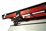 Cross Tread 83001 Steel 600 Gutter Mount Van Rack, 1 Bar, Black, 600 Lbs Capacity, For Select Vans