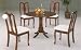 Kitchen & Housewares : Set of Two Cherry Finish Queen Anne Dining Chairs