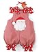 Mud Pie Baby Girl's Red Gingham Santa Applique Bubble Romper