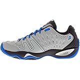Prince Men's T22 Tennis Shoe-Grey/Black/Royal