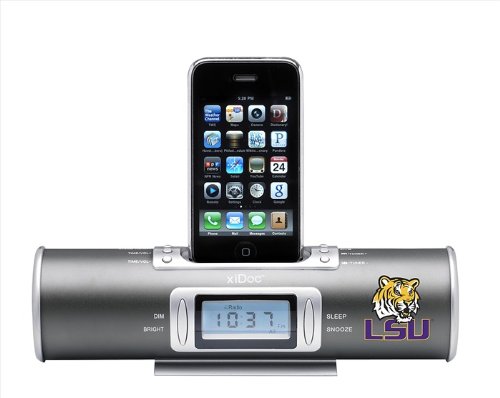 NCAA Louisiana State Fightin Tigers XiDoc iPod Docking Station/Clock Radio NCAA Louisiana State Fightin Tigers XiDoc iPod Docking Station/Clock Radio