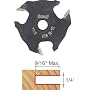 Freud 56-112 1/4-Inch 3-Wing Slot Cutter for 5/16 Router Arbor