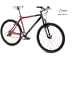 New 2005 19" Caloi Cam Sport Mountain Bike 24 speed Black/ Red Alloy Frame.